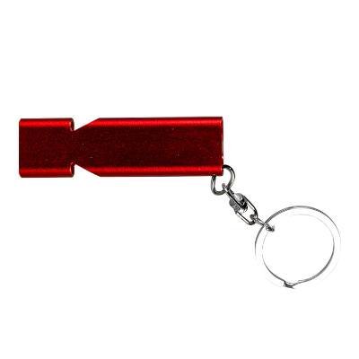 Safety whistle blank keychain.