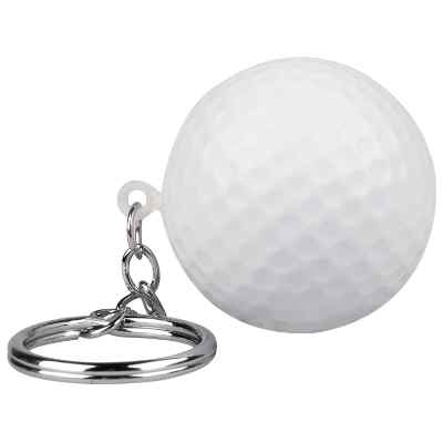 Foam golf ball stress ball keychain blank. 