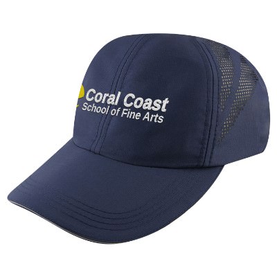 Navy Blue performance embroidered cap.