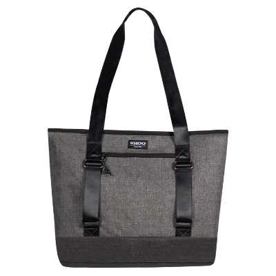 Blank gray tote cooler.