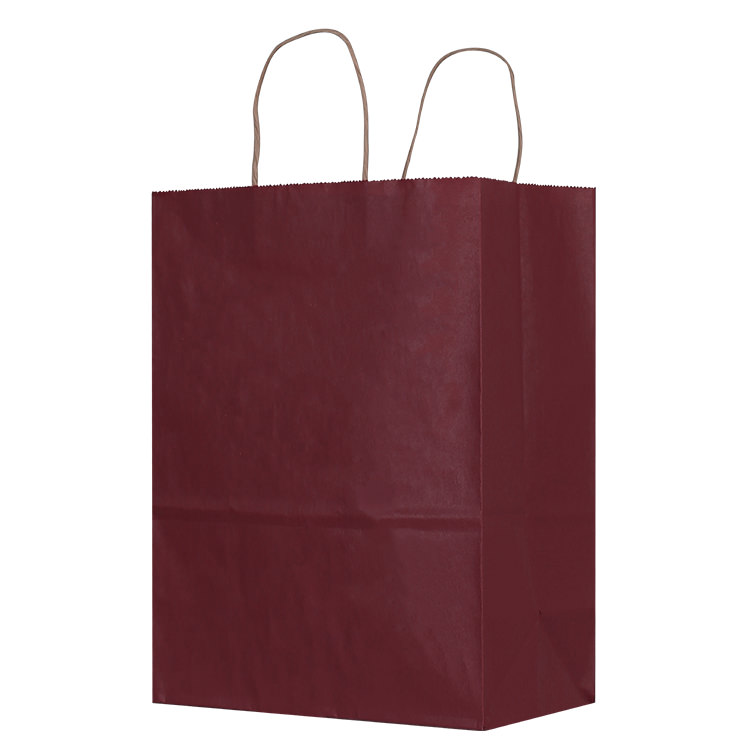 Paper matte recyclable bag.