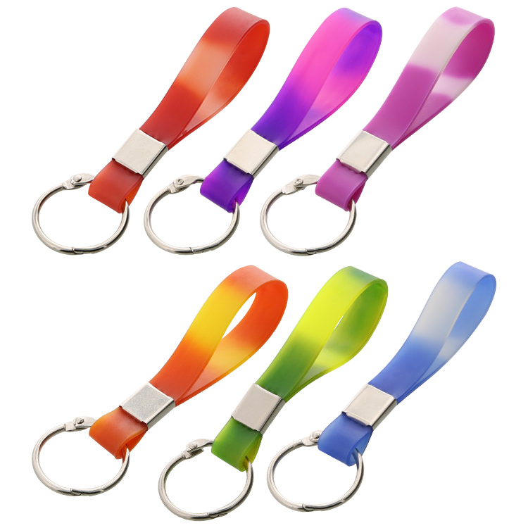 Thermoplastic elastomers color changing keychain.