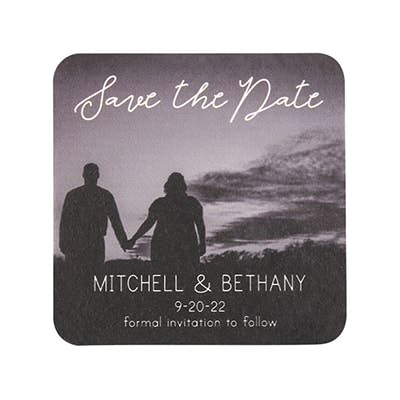 save the date coasters TWCST406