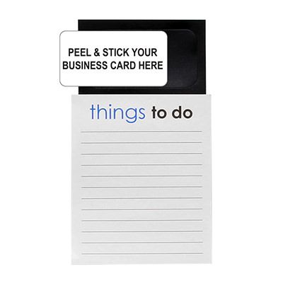 Magnetic scratch pad notepad blank. 