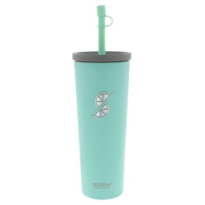 Mint tumbler with engraved imprint.
