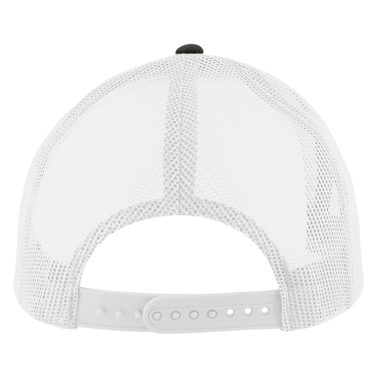 Embroidered mesh ball cap.