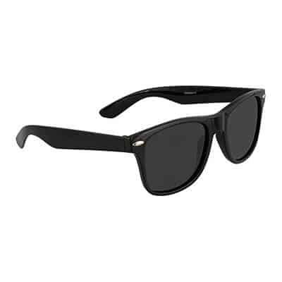 Polycarbonate black polarized maui sunglasses blank.