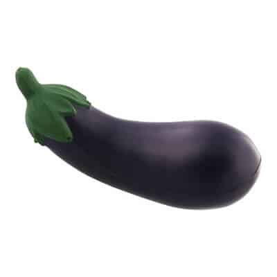 Foam eggplant stress reliver blank.