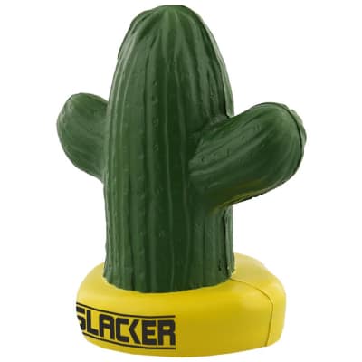 Foam cactus stress reliever with promotional logo.
