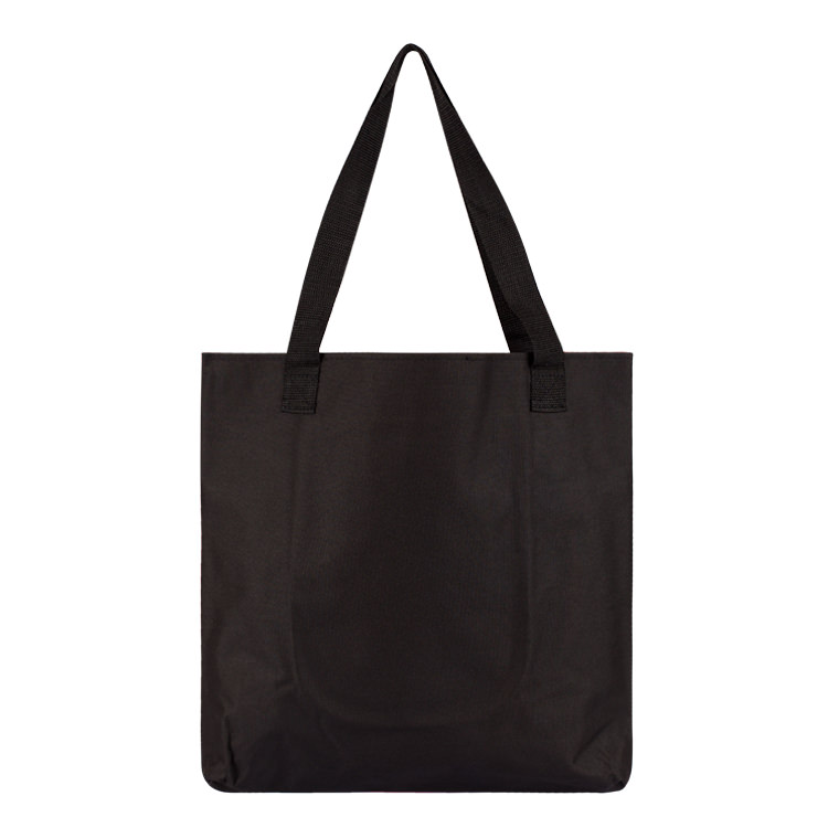 Polyester and jacquard collateral tote.