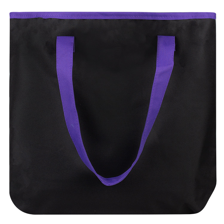 Polyester tote bag.