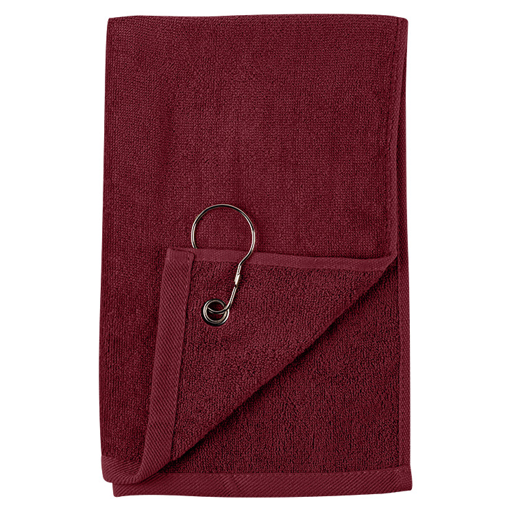 Embroidered cotton sport towel