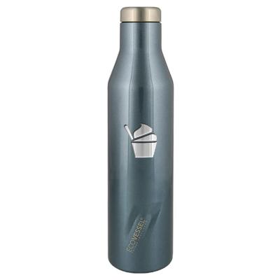 Thunderstruck stainless bottle with engraved imprint.