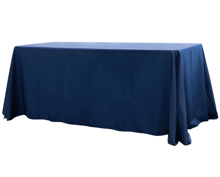 Navy blue blank tablecloths