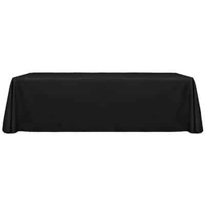blank trade show table cover TTC109BCC