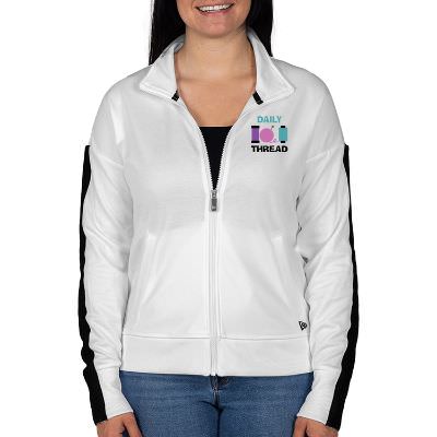 White ladies personalized full color jacket.