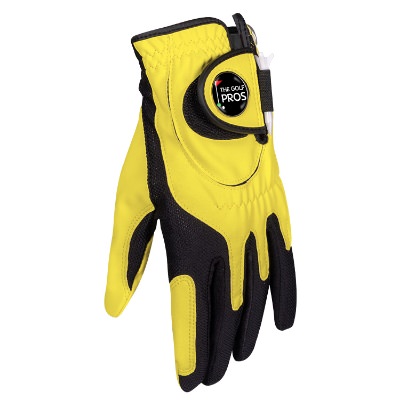 Zero friction men's left handed golf glove with full color custom promotional logo.