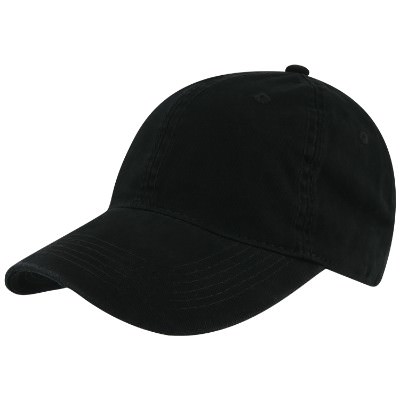 Blank black with black hat.