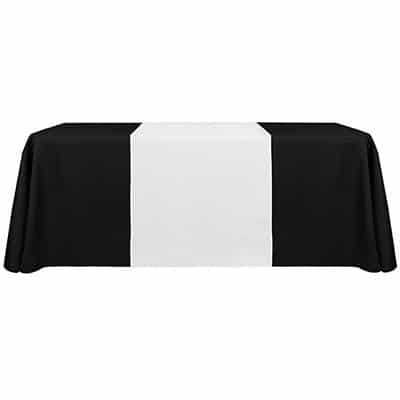 31 inches x 90 inches polyester table runner blank.