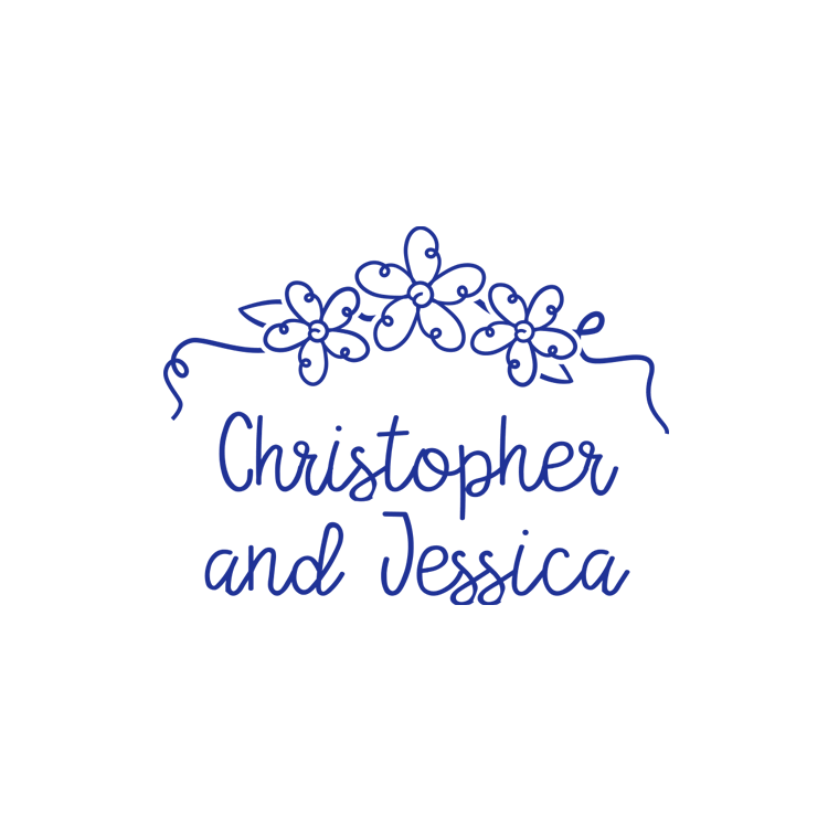 Custom Wedding Coaster Set Logo