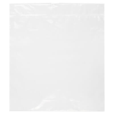 Plastic clear poly recyclable drawstring bag blank.