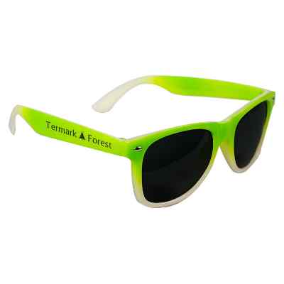 Custom gradient sunglasses.