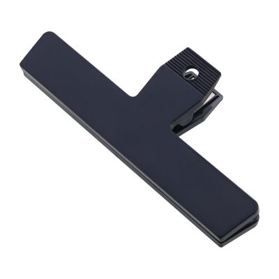 Polystyrene eco navy blue wide recycled chip clip blank.