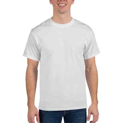 Blank white core blend t-shirt.